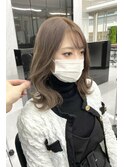 ~くびれヘア ミルクティーべージュ~【Ria 大阪 梅田】