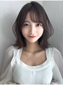 大人可愛い20代30代40代小顔ヘア原宿表参道グレージュカラーボブ