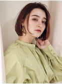 ture byglad大人可愛い30代40代小顔ウルフレイヤーボブ丸みボブ