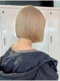 ダブルカラーブロンドベージュカラーケアブリーチハイトーン韓国