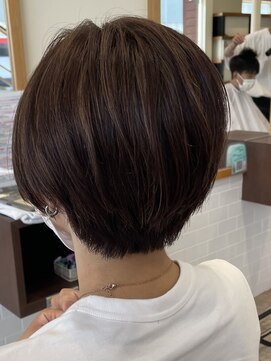 クラップス オル 金沢八景(CLAPS Ore) 丸みショート×マッシュグラ