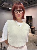 顔周りボブ