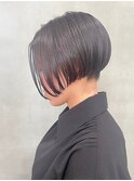 刈り上げショート/前下がりボブ