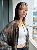 ブロンドインナーカラー【本多身和子】