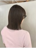 切りっぱなし × ベージュ*