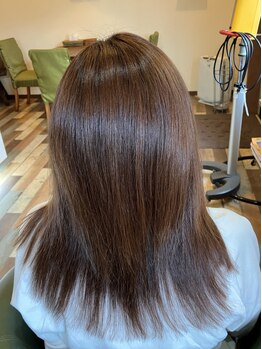 美容室シエルの写真/話題の水素トリートメントで髪質改善♪髪の芯からダメージを補修！指通りの良いうるツヤヘアに…♪