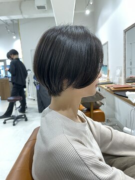 ネイロ 北千住(NeiRo) 大人ショートボブ丸みショートカットマッシュショート前髪あり