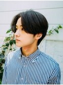 カルマパーマ/ベリーショート/ダークアッシュ/ニュアンスパーマ