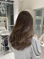 ザックギンザ(ZACC ginza)&nbsp;グレージュ/ロングレイヤー/トリートメント/似合わせカット