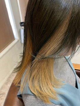 ナンバー エミライ 溝の口(N° emirai) 大人かわいいくびれミディラベンダーインナーカラー