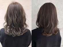 N.カラーで白髪を染めながらの白髪ぼかし  [大分光吉/髪質改善/学割U24/白髪ぼかし/白髪染め/ハイライト]