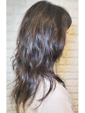 松本平太郎美容室 国立店 ロングレイヤーウェーブ×クリープパーマ