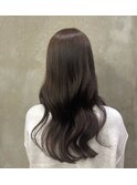 ホワイトアッシュカラー×韓国×波巻き