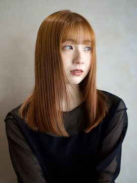 ガーデンヨコハマエスト(GARDEN YOKOHAMA est) 美髪　イメチェン　オレンジカラー　　チェリーブラウン