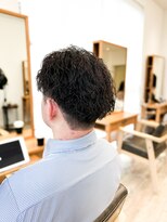 セイドット フクオカ(Say.FUKUOKA) 【メンズ★大名】ツイストスパイラルパーマ×刈り上げスタイル