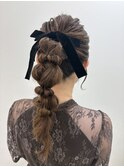 【北見】#ヘアアレンジ#ヘアセット#およばれヘア