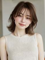 デバイス バイ フレイムス 越谷(DEVICE by Frames)&nbsp;くびレイヤーカット/ボブ/ウルフカット/アプリコットオレンジ