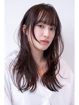 エースハバナ 渋谷(1 HAVANA) チョコグレージュ/20代30代大人かわいい/ミディアムレイヤー