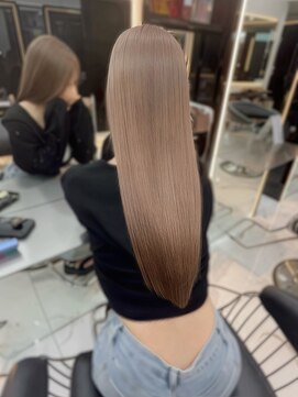 ラピス 渋谷本店(Lapis) くすみブラウン/レイヤーカット/髪質改善/エクステ/バイカルテ