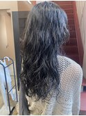 20代30代大人可愛いボブウルフくせ毛風パーマアッシュブラウン