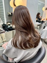 ロンドリゼル 札幌(Lond RiseL)&nbsp;ミディアムレイヤーカット/レイヤー/顔周り/韓国/髪質改善/札幌