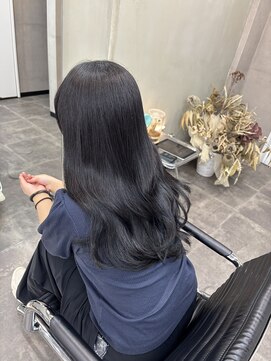 ファビ 渋谷(Fab) くびれヘア/暗めカラー/アプリコットオレンジ/縮毛矯正