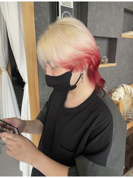 髪屋 紬 【Sera】メンズカラー/裾カラー/エンドカラー/抜きっぱなし