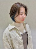 イヤリングカラーブルー