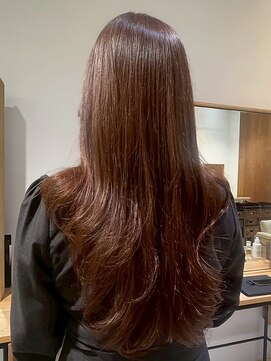 レイヤーカット/ライトブラウン/カール/ウェーブ