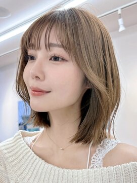 サンドイエナ 横浜店(sand yena) くびレイヤーボブルフネビージュ小顔ワンレンこなれミディ