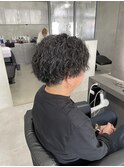 縦落ちツイスパ/ツイストスパイラル/ケアパーマ/メンズカット