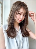 30代40代似合わせ顔周りカットレイヤー×ダークブラウン