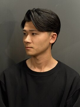 銀座 シノ 灯(shino HANARE) 【七三ナチュラル分け】銀座ビジネスメンズショート