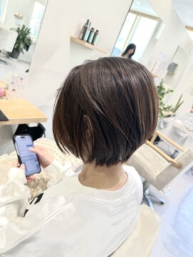 ブランシュ 南行徳店(BLANCHE) イメチェン/ニュアンスパーマ/ショートボブ/クールショート/前髪
