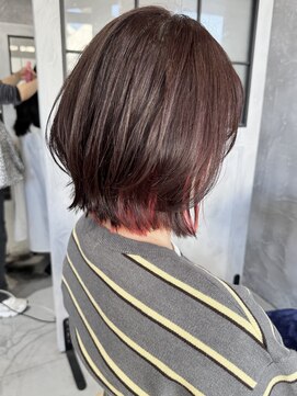 クラシカ(classika) くびれボブ×ボルドーオレンジインナー♪