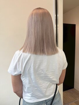 ブリックバイブレイス 千葉 千葉中央(brick by brace) 千葉駅/イメチェン/ピンクベージュ/アンブレラカラー/前髪