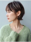 くびれショートボブ/タイトスタイリング/名駅