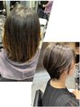 ネウィ 池袋(newi) カット・カラー//くびれショート◆青味グレージュ透明感カラー