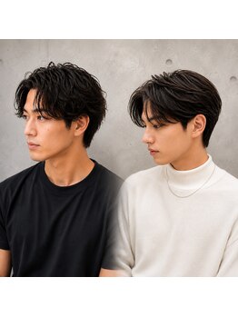 ラカトッカ(LAKA TOCCA)の写真/決めすぎないカジュアルなメンズスタイル。ON/OFFどちらも簡単セットできるメンズヘアで朝の時短にも◎