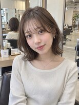 アクロ 梅田店(ACRO)&nbsp;シアーブラウン外ハネミディボブ
