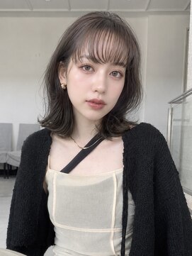 トリッカ シブヤ(TRICCA SHIBUYA) 艶髪ミディアムレイヤー×シースルーバング