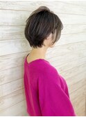 『Noz渋谷 中島』美シルエットボブ×スノーグレージュ