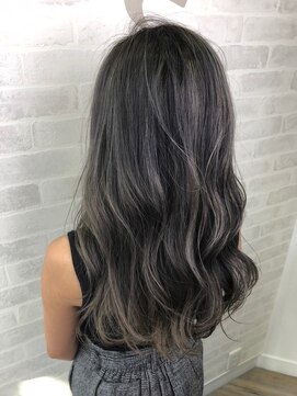 アヴァンス 神戸元町店(AVANCE.) ミルキーベージュ×ハイライト×ウェーブ