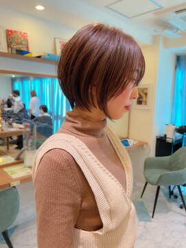 ロンド パルティール 大宮(Lond partir) 石田勇士郎ショコラベージュボブルフベビーバング魅力倍増カール