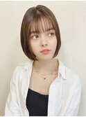 前髪あり大人ショートボブ20代30代40代表参道