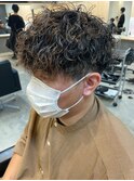 ツイストスパイラルパーママッシュメンズパーマ波巻きパーマ