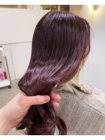 イル(iru) 【iru /谷町/上本町】艶髪カシスピンクカラー！
