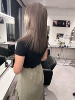 キング 梅田(K!ng)&nbsp;【梅田】ミルクティーベージュダブルカラー髪質改善カラー