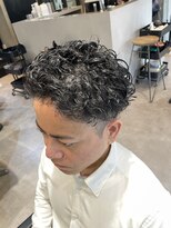 ラグシス ザ バックルーム(LUXIS THE BACK ROOM)&nbsp;宮城リョータ風オールバックパーマ【立川/メンズ】
