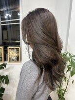 ピープスアンドスー 表参道 渋谷(Peeps&Suu.) アッシュブラウン顔周り小顔レイヤー髪質改善透明感カラー
